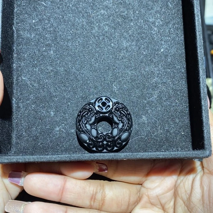 黑曜岩吊坠(不含链)未镶嵌2*℃