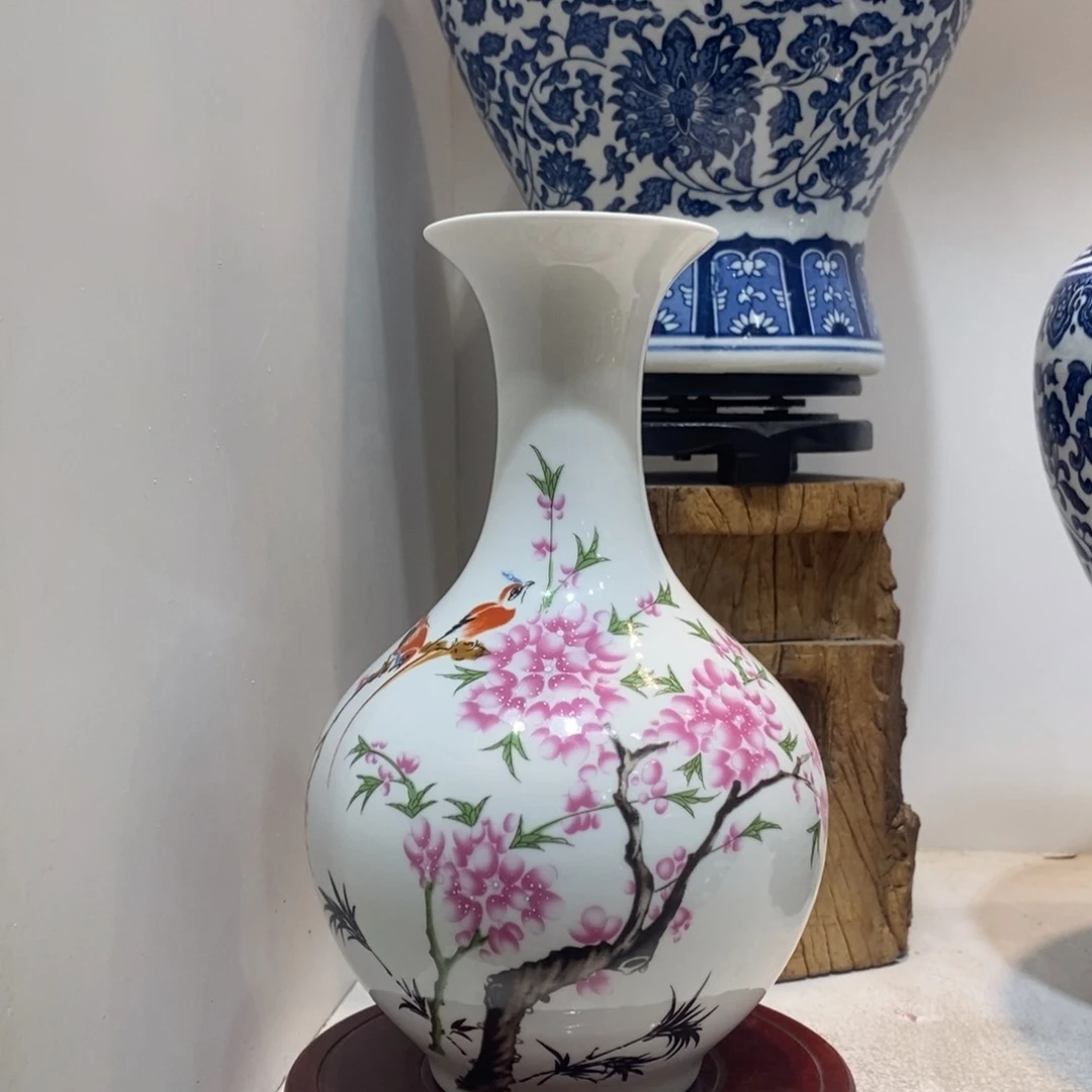 摆件景德镇陶瓷花瓶摆件