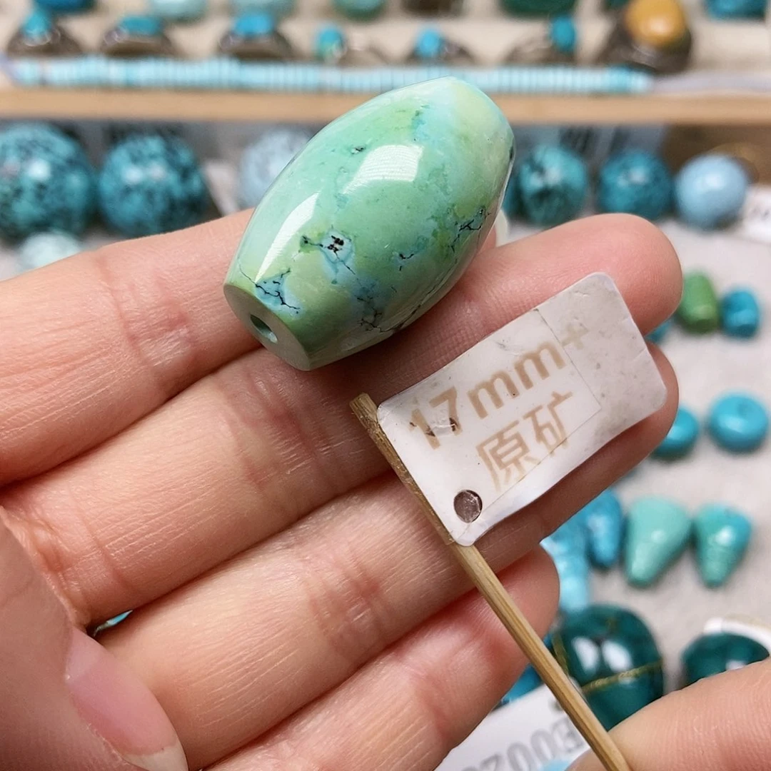 未镶嵌绿松石珠宝半成品