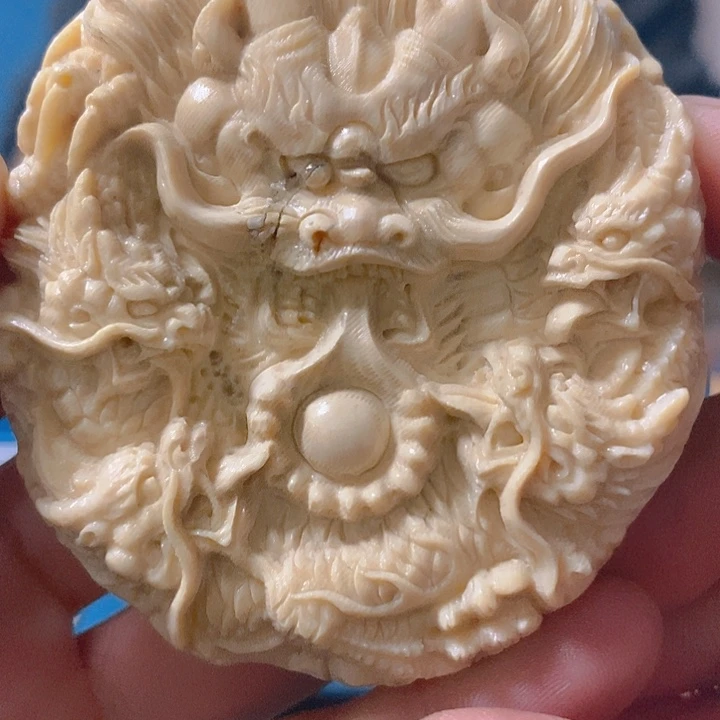 天然猛犸牙雕刻残次品