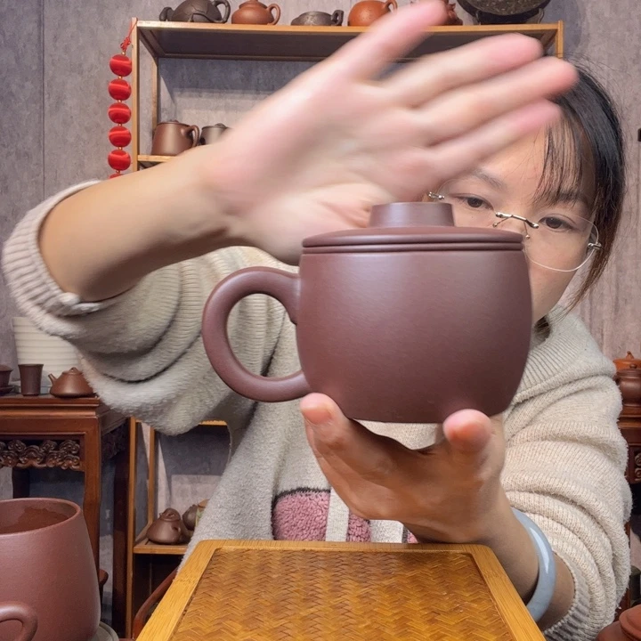 茶杯紫砂原矿紫砂杯
