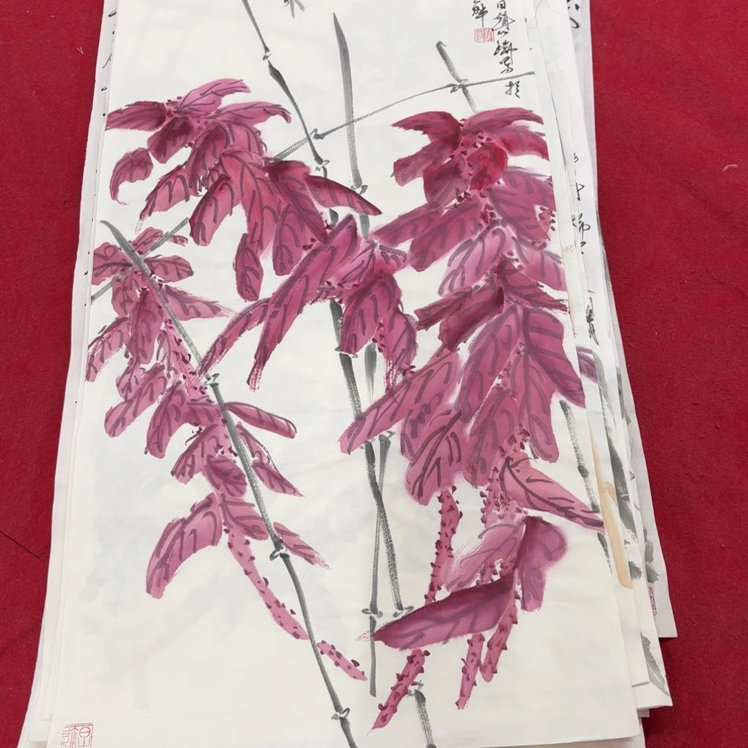 国画花鸟等多种鸟类和鸟类为