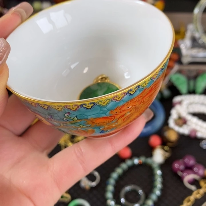 我***好杯瓷器杯子漂亮漂亮