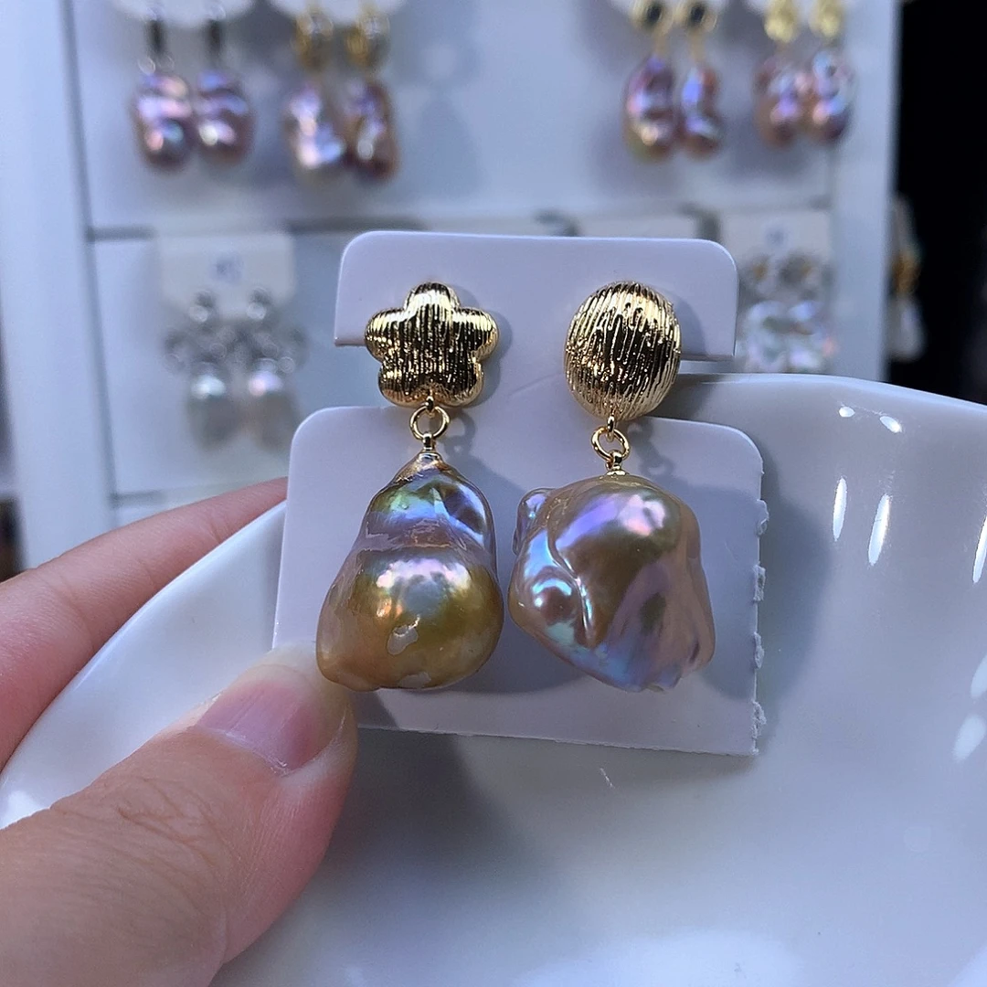 耳饰合金淡水珍珠福利3888有瑕