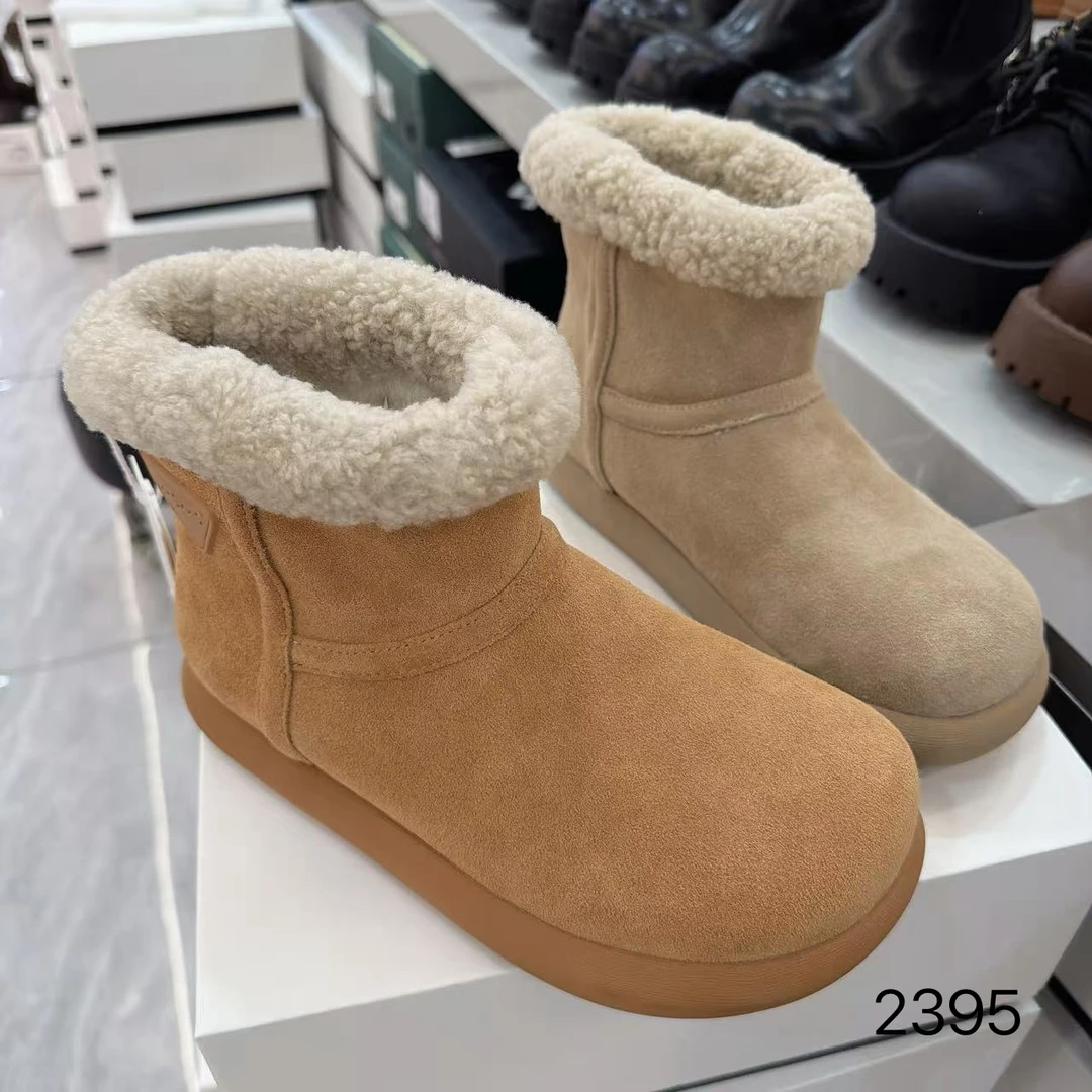 玛莎玛索冬季新款大棉雪地靴2395时尚百搭休闲防滑保暖女鞋大棉鞋