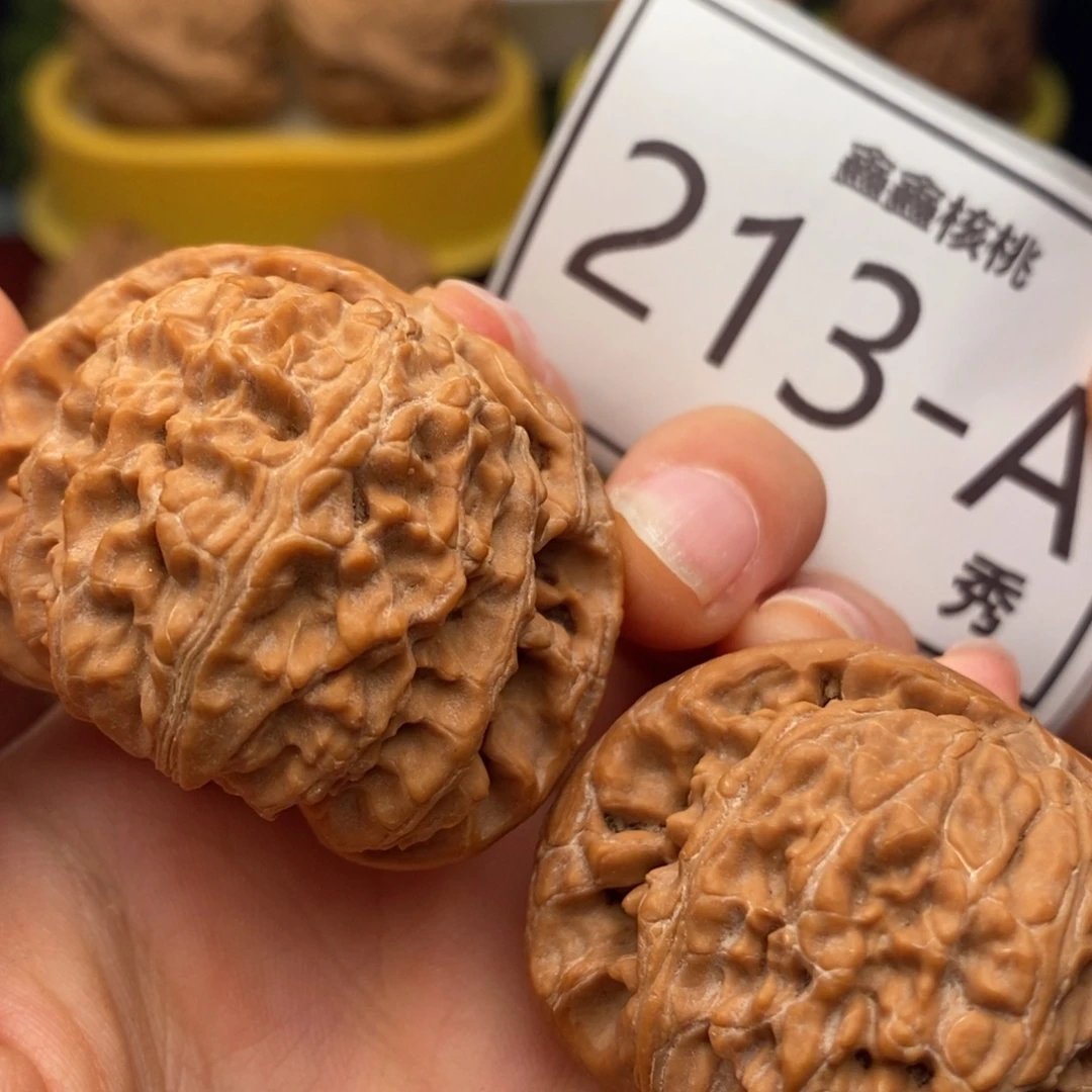 把件文玩核桃白狮子43……