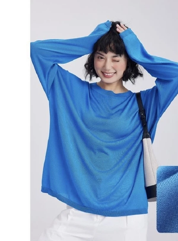 2025新款多巴胺色系百搭时尚针织上衣