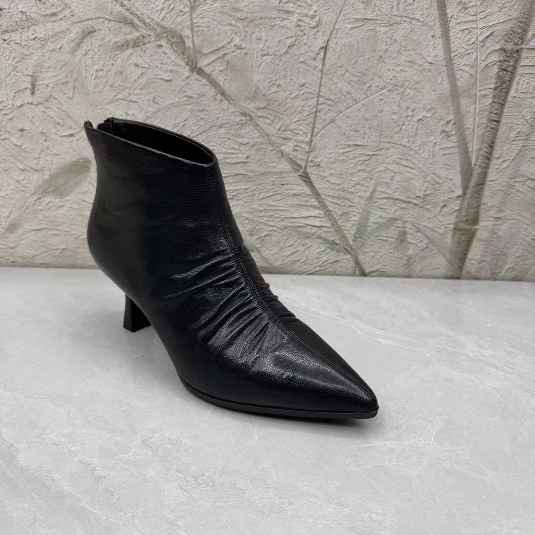 短靴女女靴子（羊皮）19860 绒