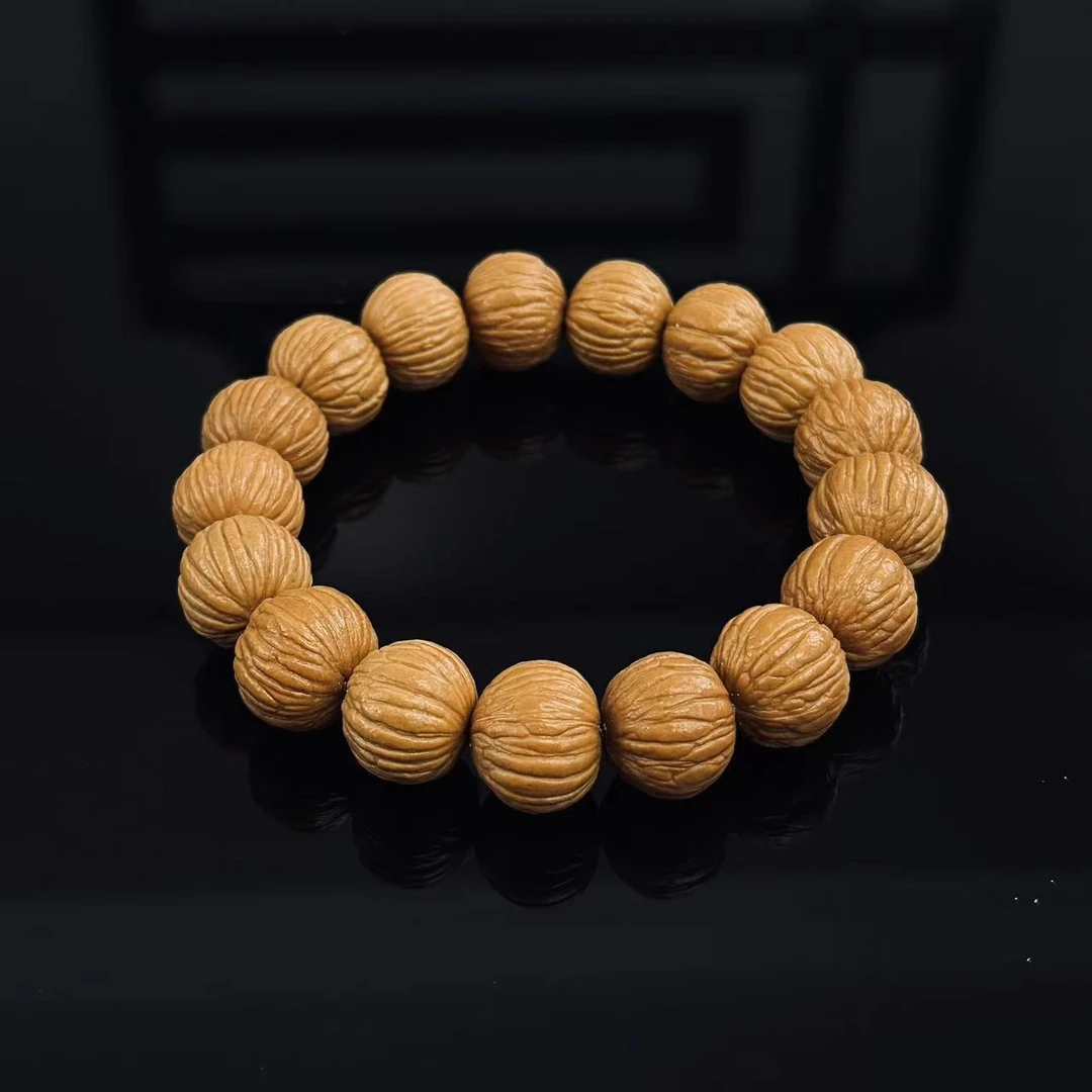 穷哥们-土豪-猴头手串15-16+ 原皮原色 全品无暇
