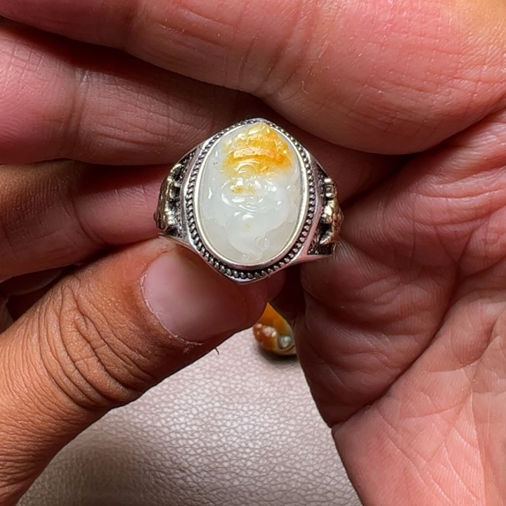 【闪购商品】和田玉吊坠(不含链)银S925镶嵌军*