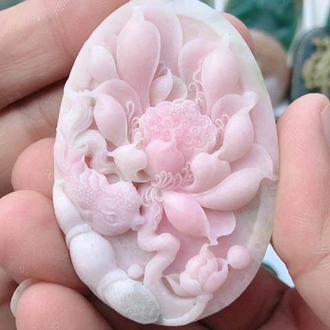 独山玉未镶嵌吊坠(不含链)