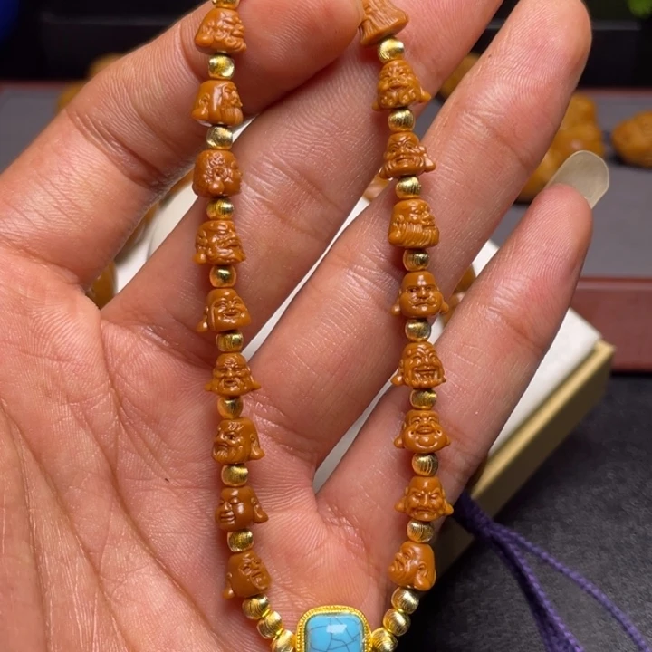 橄榄核手串/手链0.8核尖