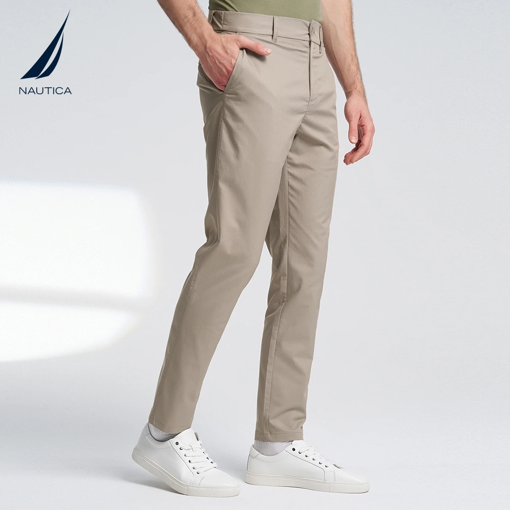 NAUTICA/诺帝卡男装夏季休闲裤酷派丝吸湿速干柔软休闲长裤PO4131