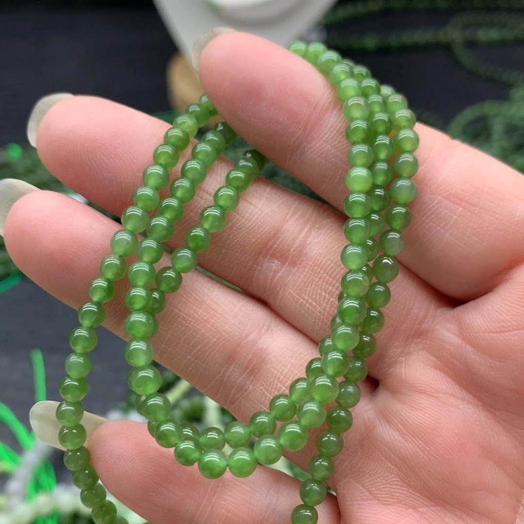 和田玉未镶嵌手链4