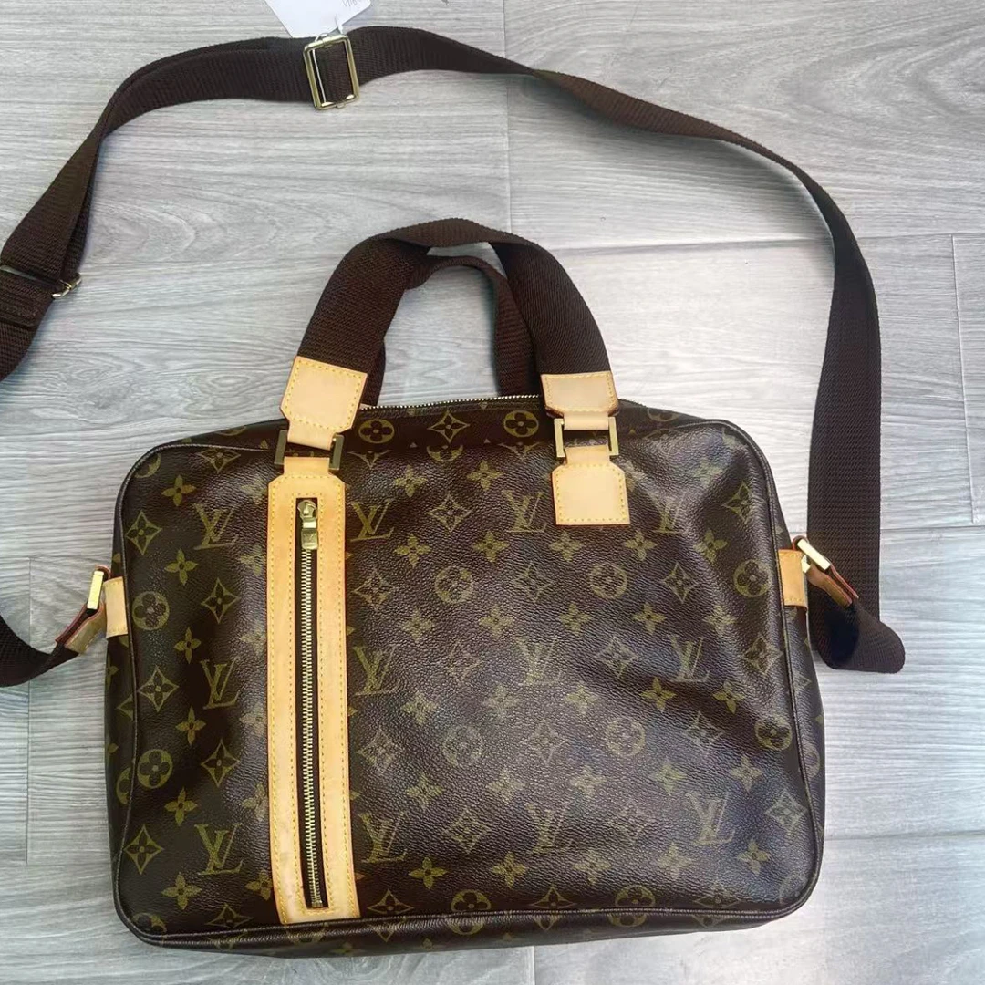 95新 LouisVuitton/路易威登 棕老花手提单肩包/4841号
