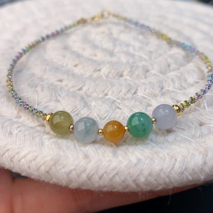 翡翠散珠糖果串串