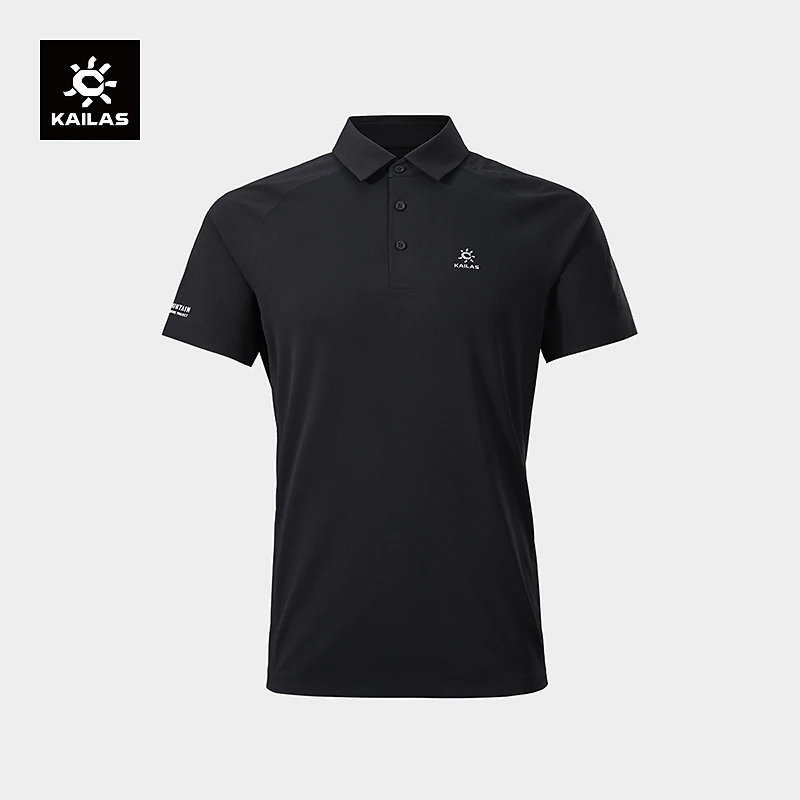 KAILAS凯乐石 短袖polo吸湿排汗抑菌户外山地生活徒步通勤男款