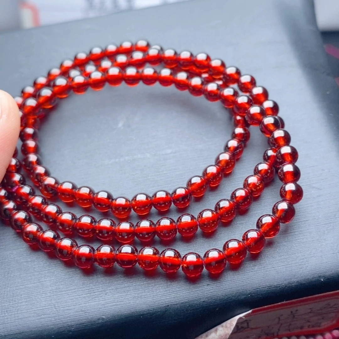 未镶嵌手链石榴石