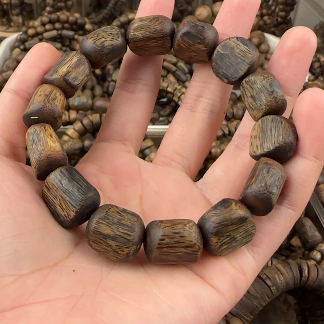 【闪购商品】沉香手串追****）奇楠手串17.6克