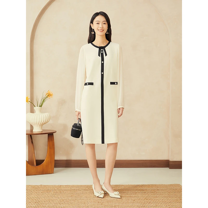 【醋酸系列】YINER音儿专选2025春季新款小香风连衣裙8C65105206