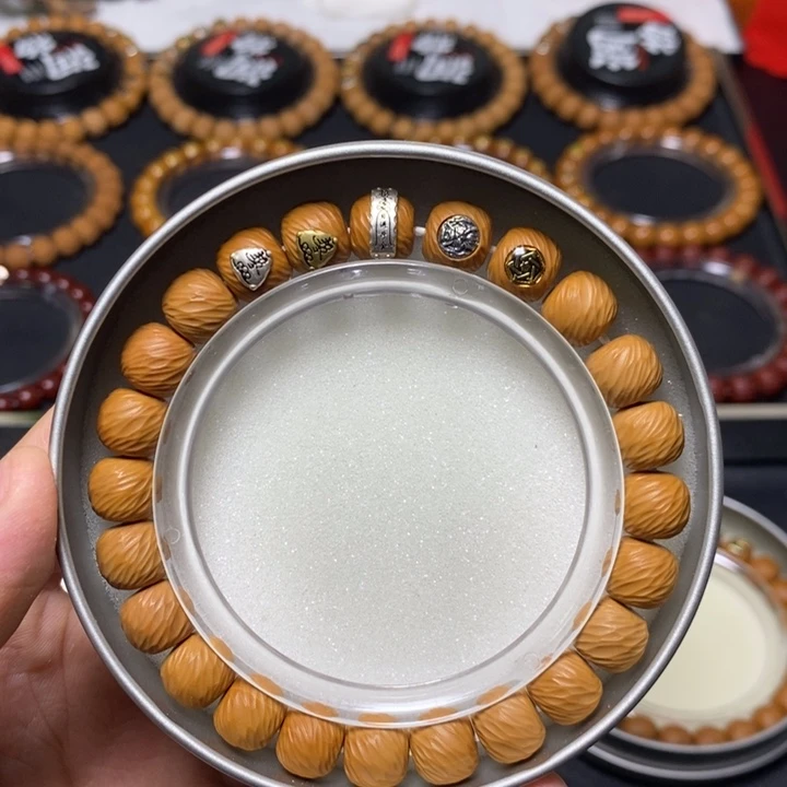 猴头核桃手串全品五标款千刃云锦 尺寸10左右馒头料 单号121