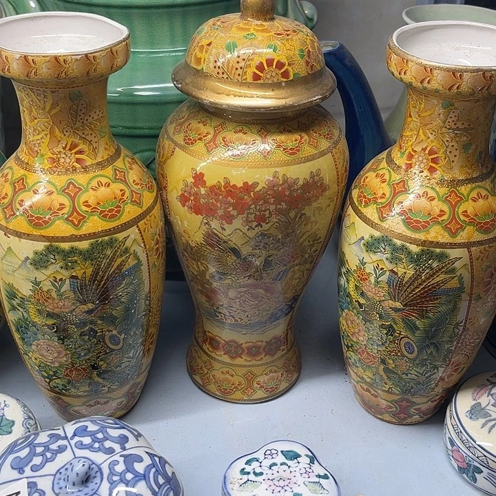 摆件三件套、微瑕介意勿拍不退不换