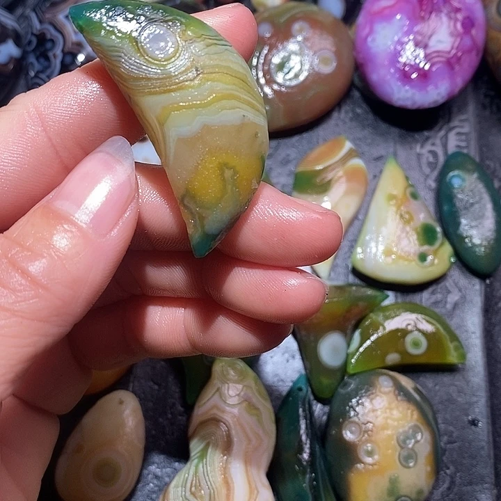 五***虎玛瑙/玉髓合金颈饰