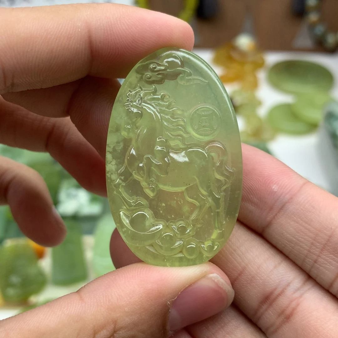 岫玉未镶嵌吊坠(不含链)
