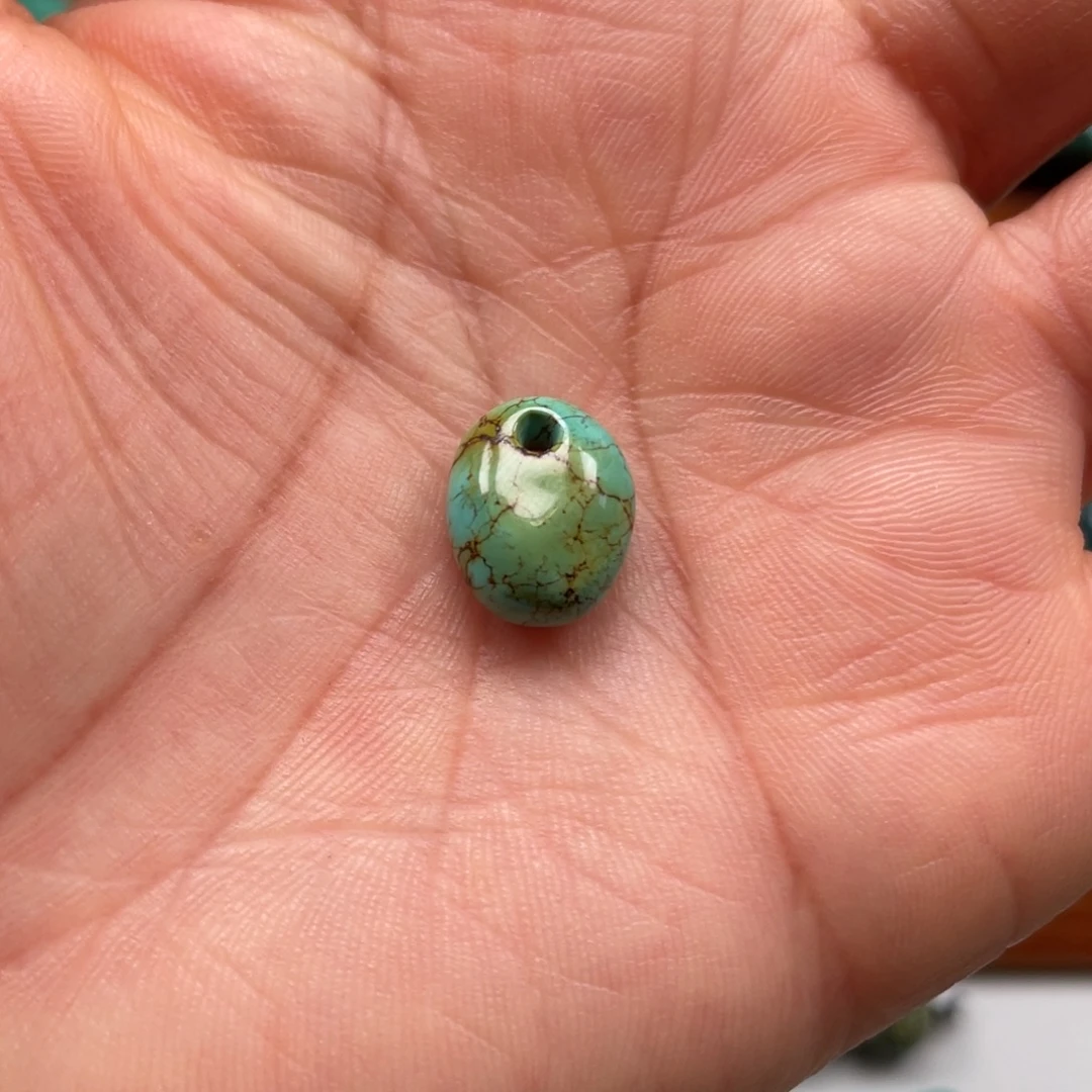 绿松石未镶嵌随型侧挂