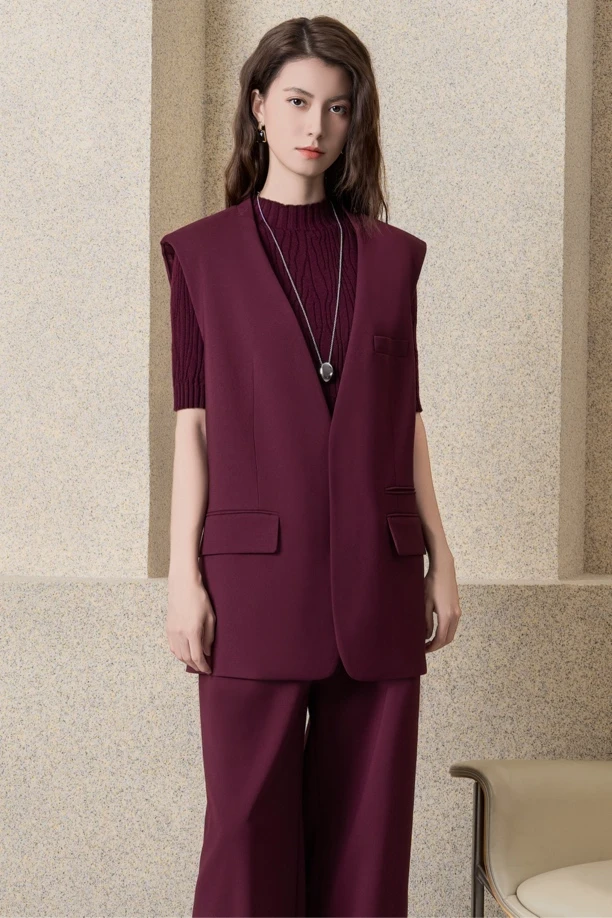 YAOLY姚领早春新品优雅大方马甲