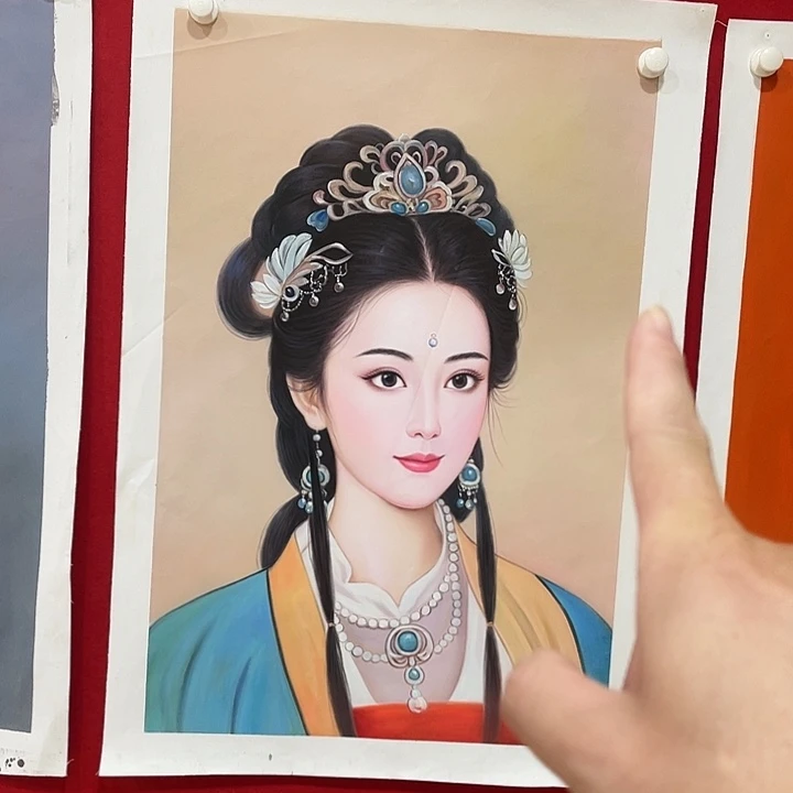 子**量日新画作欣赏作品