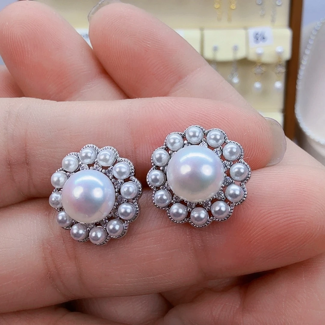 未镶嵌淡水珍珠耳饰