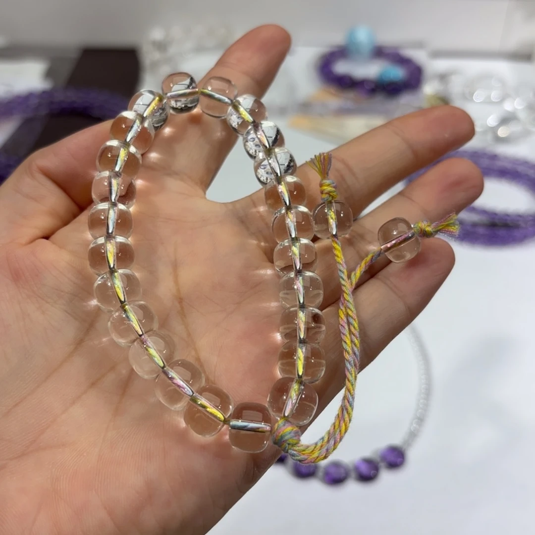 水晶手链未镶嵌手持