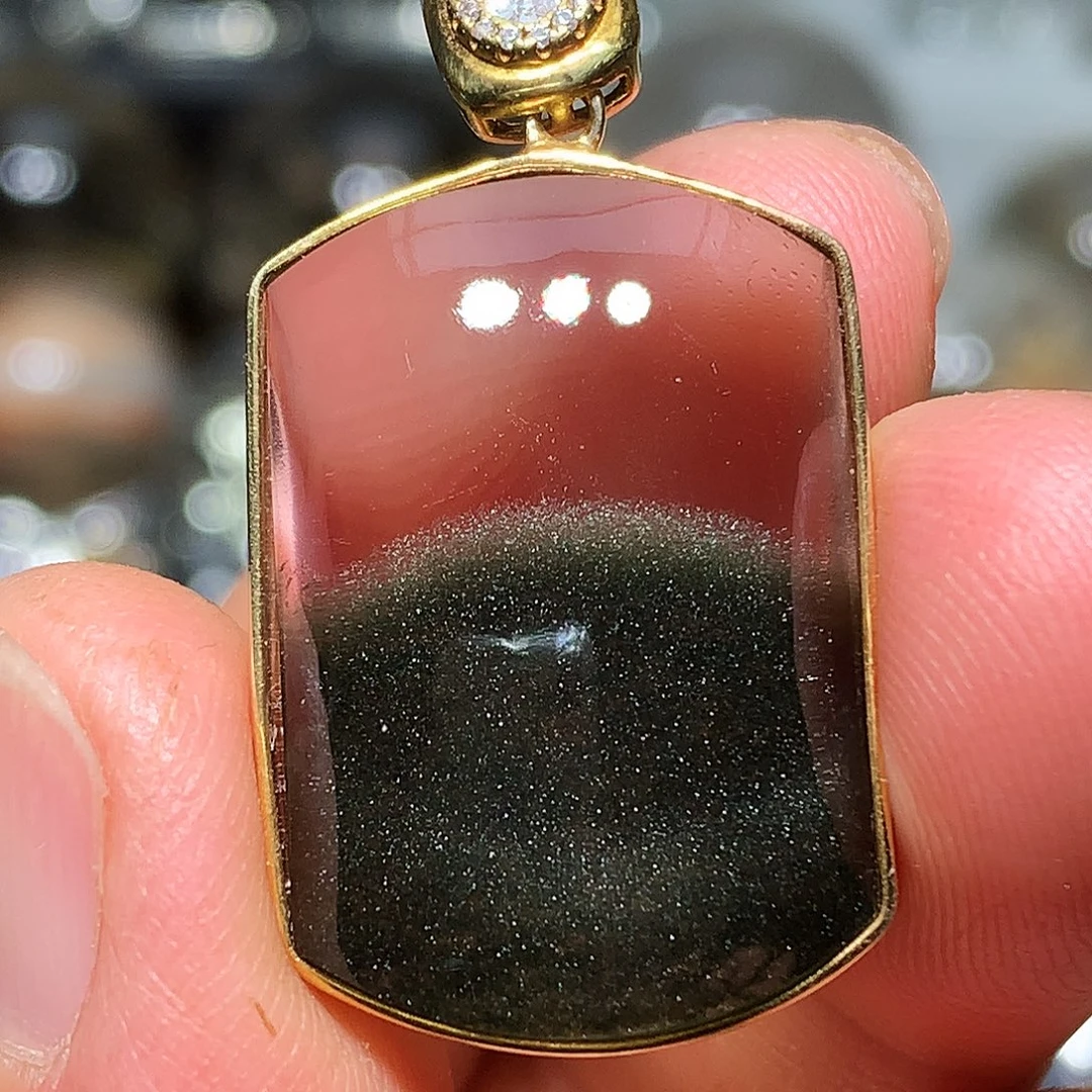 珠宝半成品水晶银S925镀金镶嵌定制款