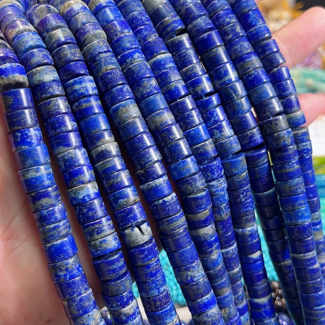 玛瑙/玉髓合金珠宝半成品原矿青金剁珠一条10mm