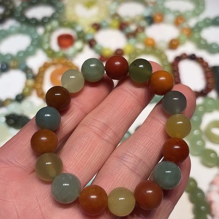 蛇纹石玉未镶嵌手串