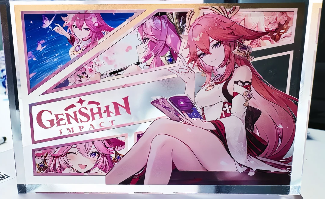 【新品水晶砖】原神周边亚克力卡砖12*8*1.5cm摆台二创盲盒（代拆）