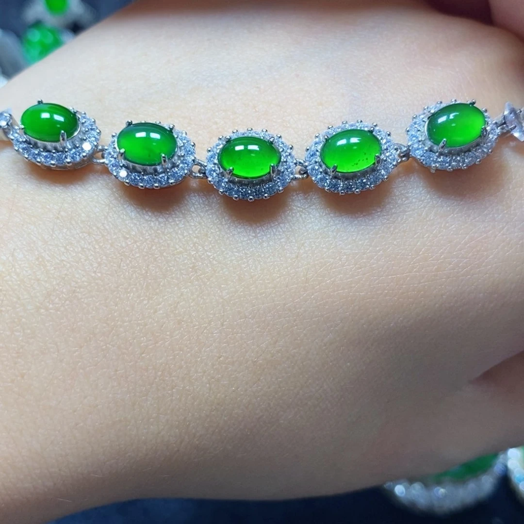 未镶嵌手链翡翠天然翡翠