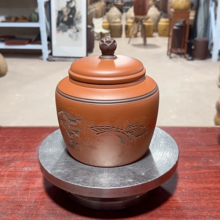 茶叶罐紫砂。。。。。。。。。。