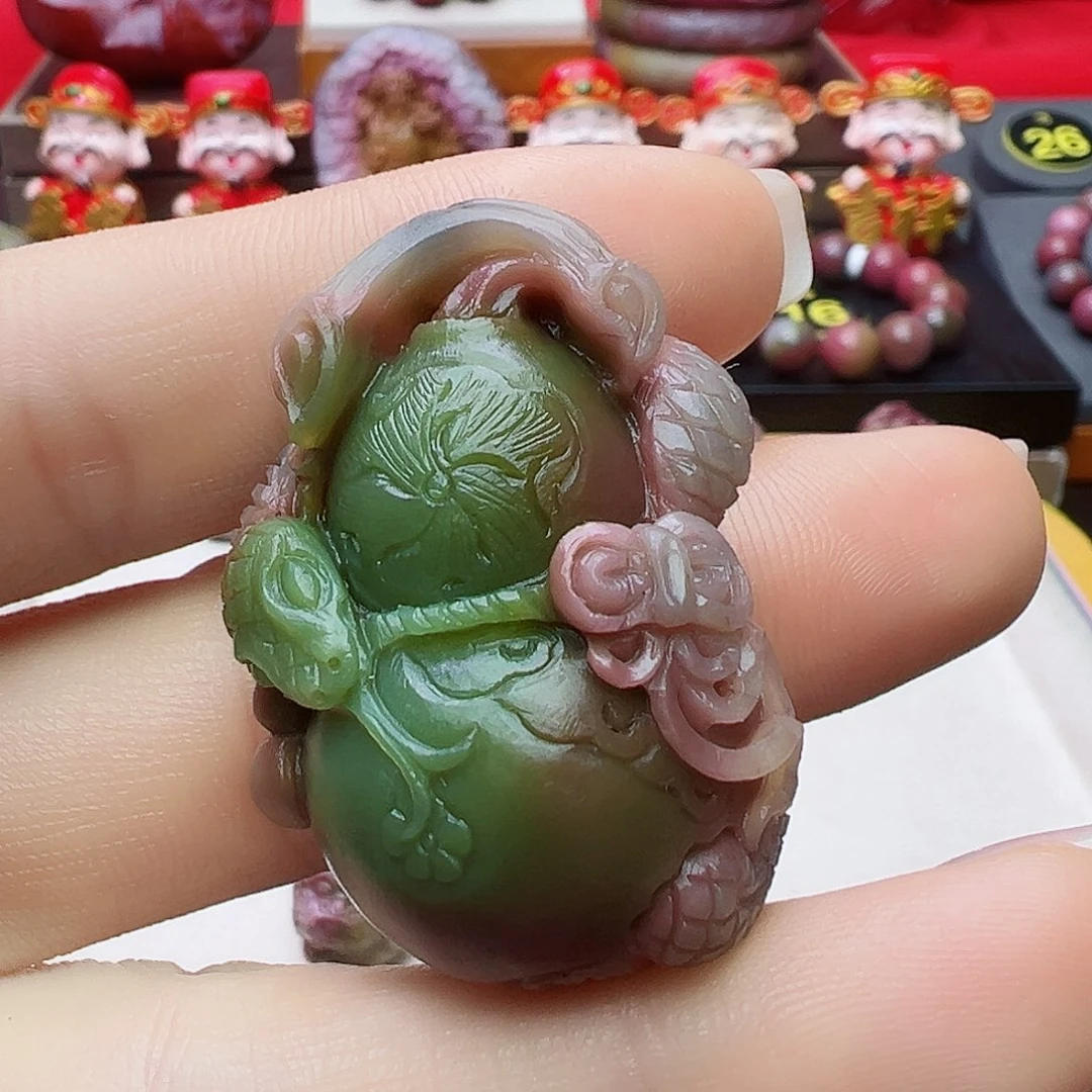 定制石英质玉盐源玛瑙定制未镶嵌O****.