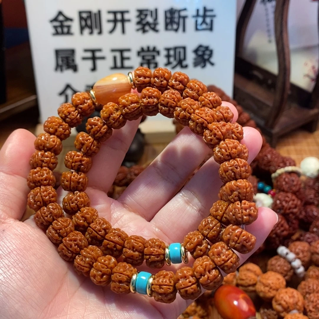 金刚菩提吊坠12双圈无尘配饰