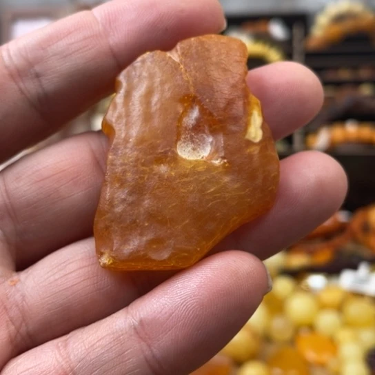 手链琥珀未镶嵌吊坠