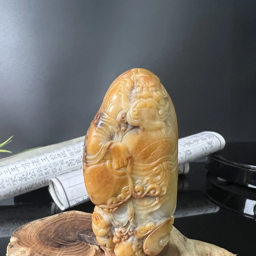 1005GC175和田玉把件