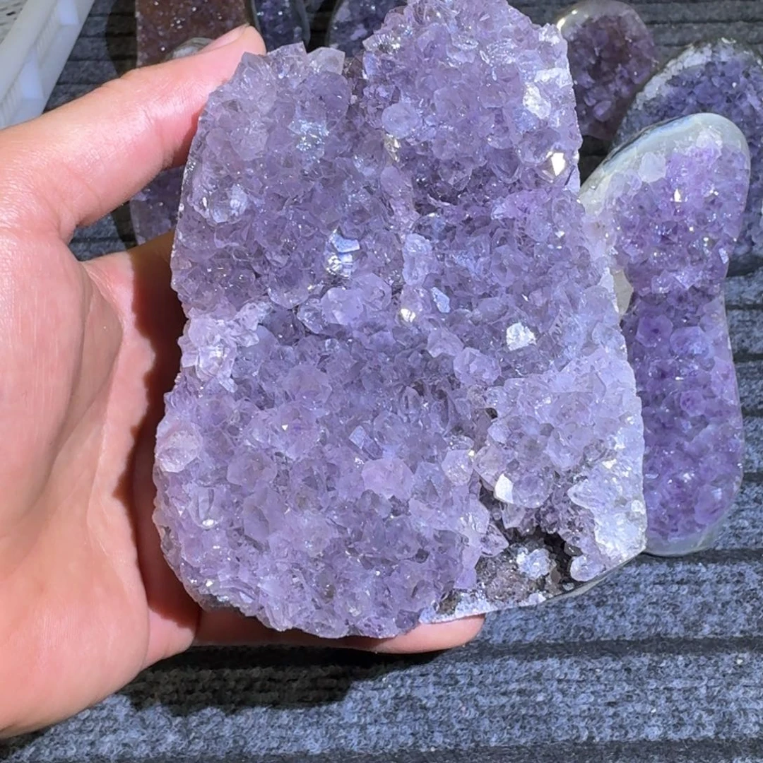 心***欲银S925镶嵌紫晶大型摆件（非配饰）