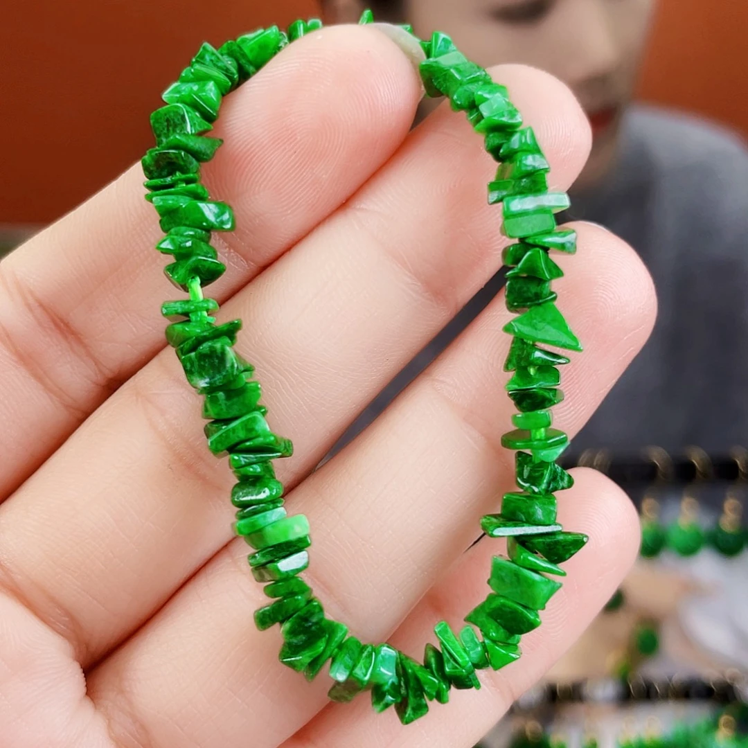 翡翠未镶嵌耳饰饰品