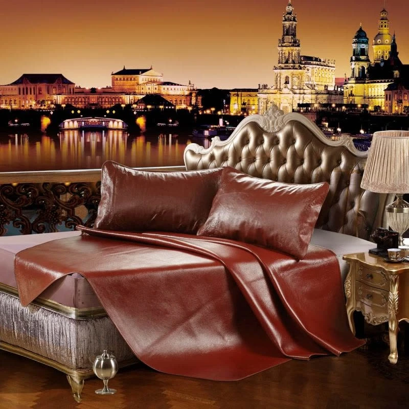 【顺丰包邮】头层水牛皮凉席假一赔十品质保证