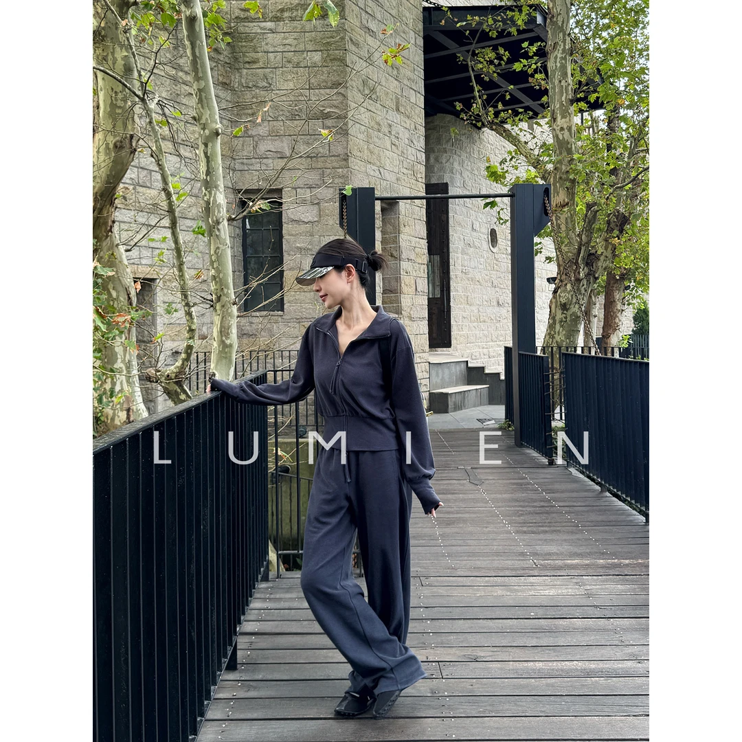 【LUMIEN 新品】“疏影”都市休闲松驰感运动套装LX5IZZ148