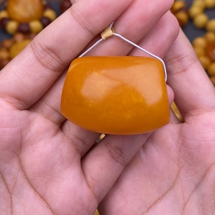 琥珀未镶嵌裸石蜜蜡L