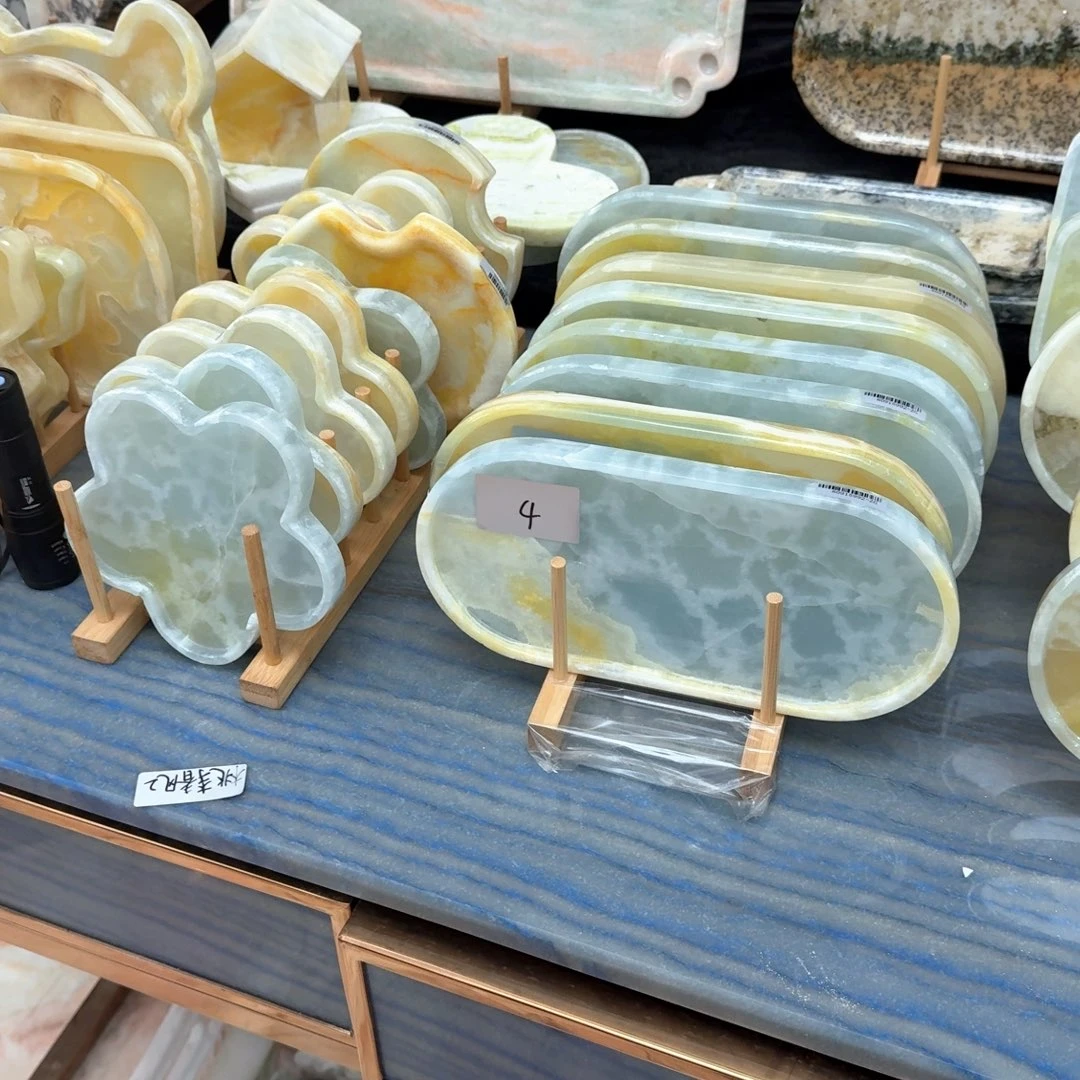 石材独家沙漠绿洲托盘