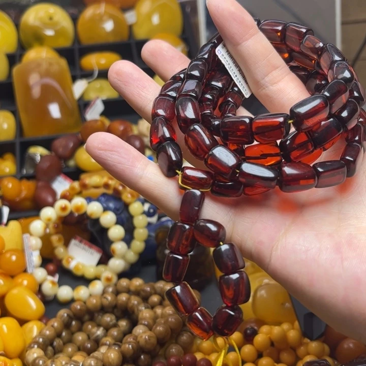 琥珀未镶嵌珠宝奇石